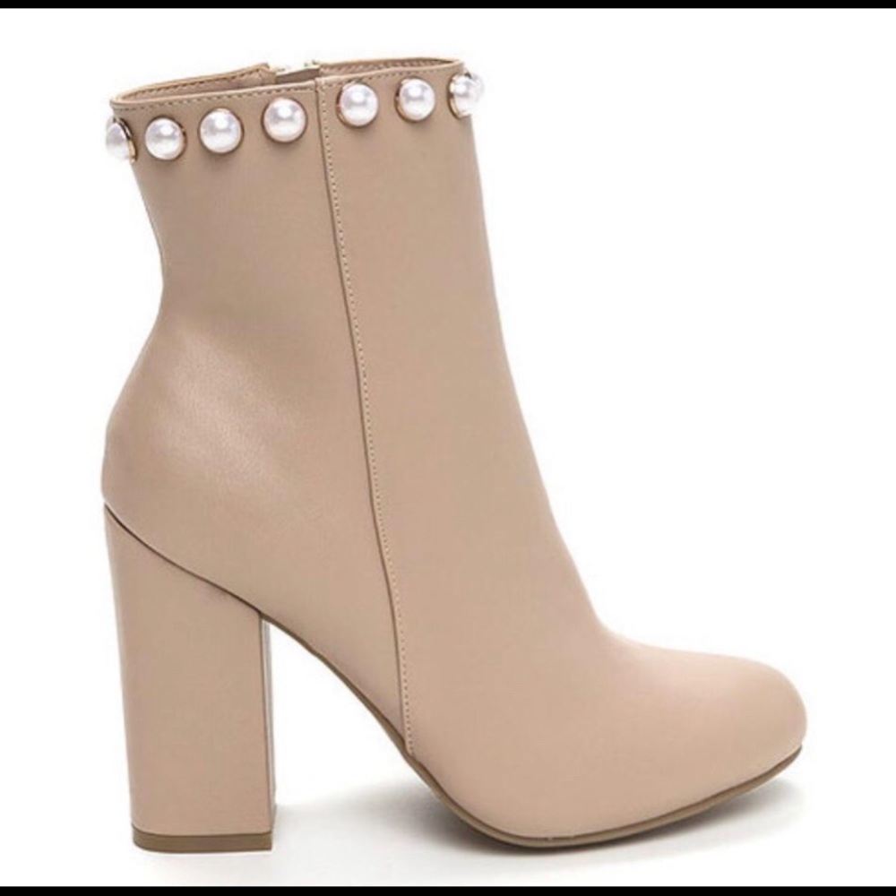 🔥Sale🔥 Nude ankle boot - Picture 1 of 2